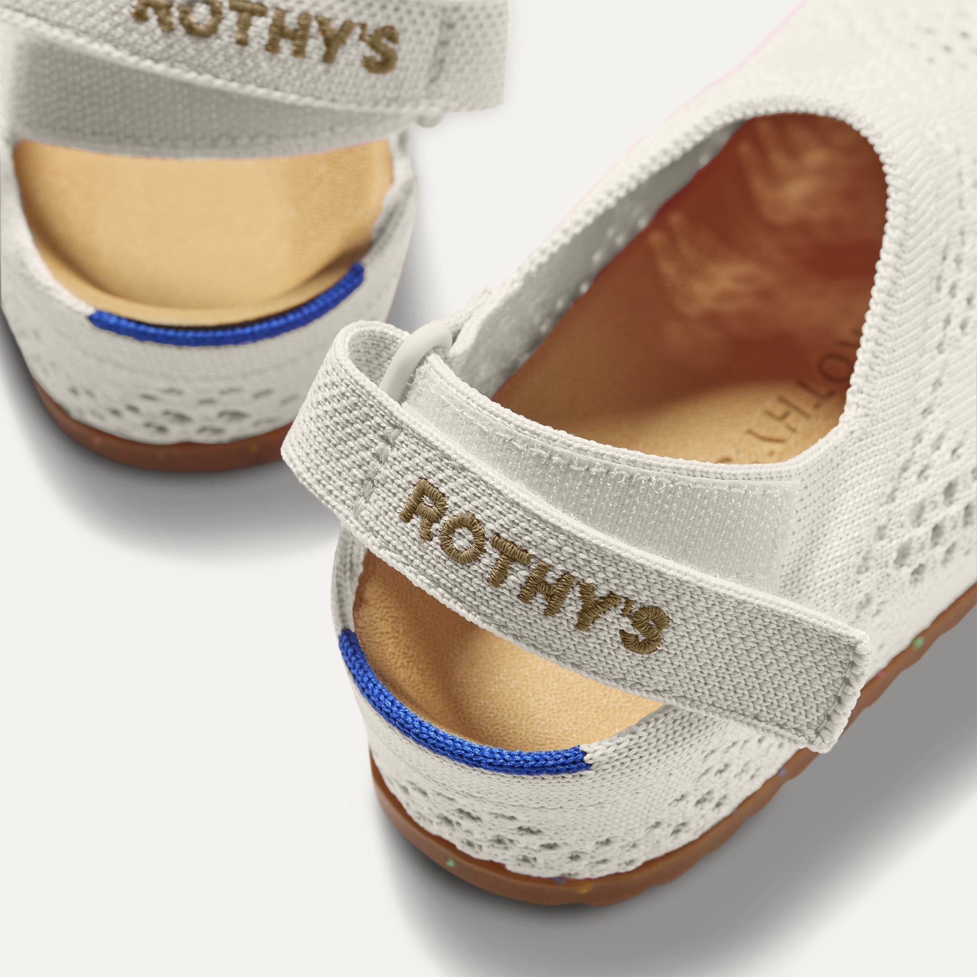 The Kids Clog - White Crochet - Image 7