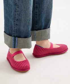Alternative view of The Mini Mary Jane (for Kids) - Raspberry Stripe