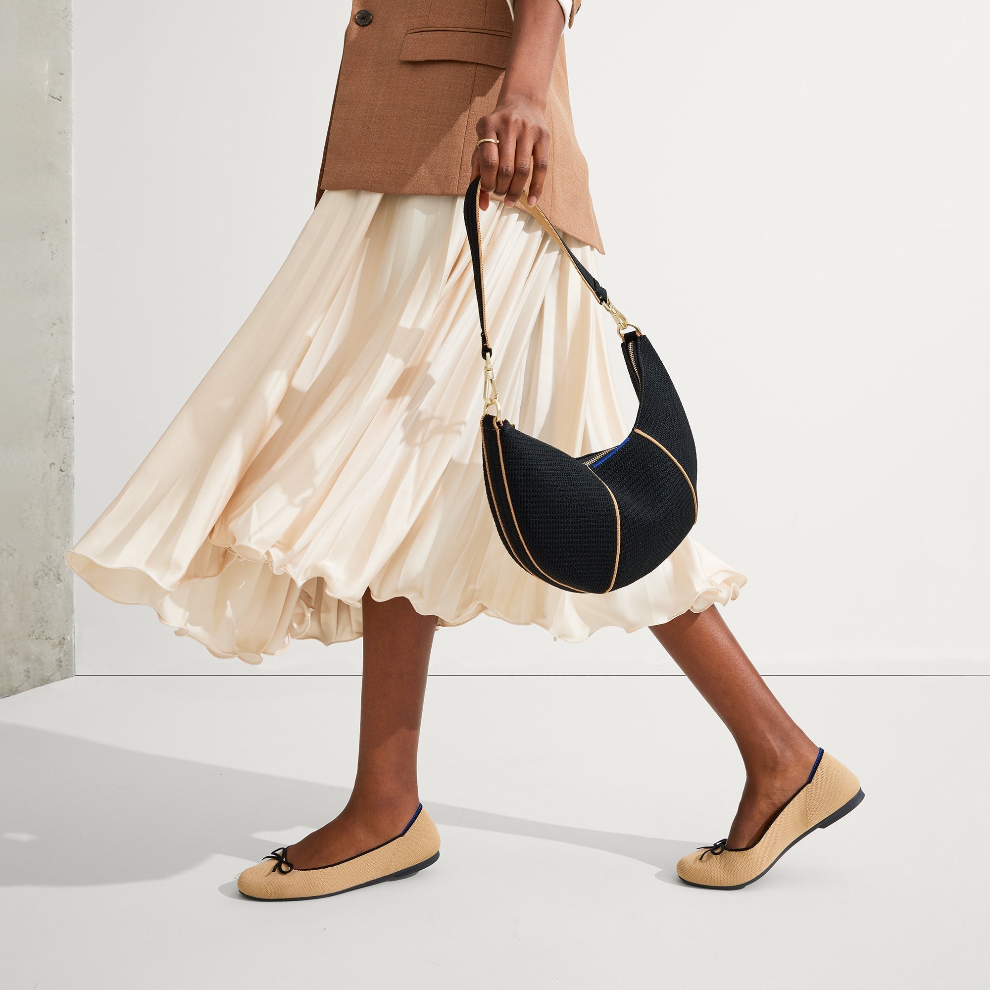 The Crescent Bag - Black - Image 4