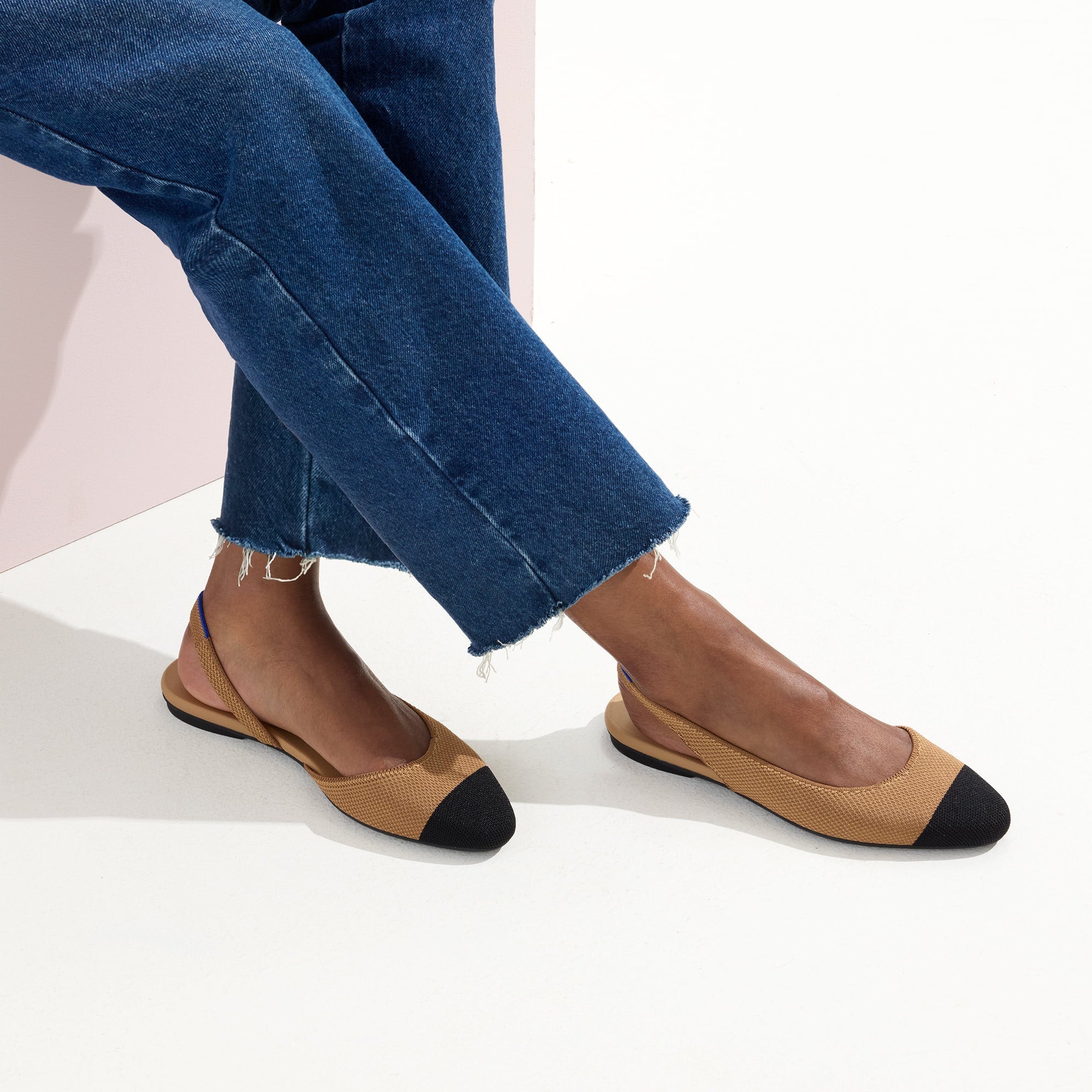 The Almond Slingback - Tawny Captoe - Image 5