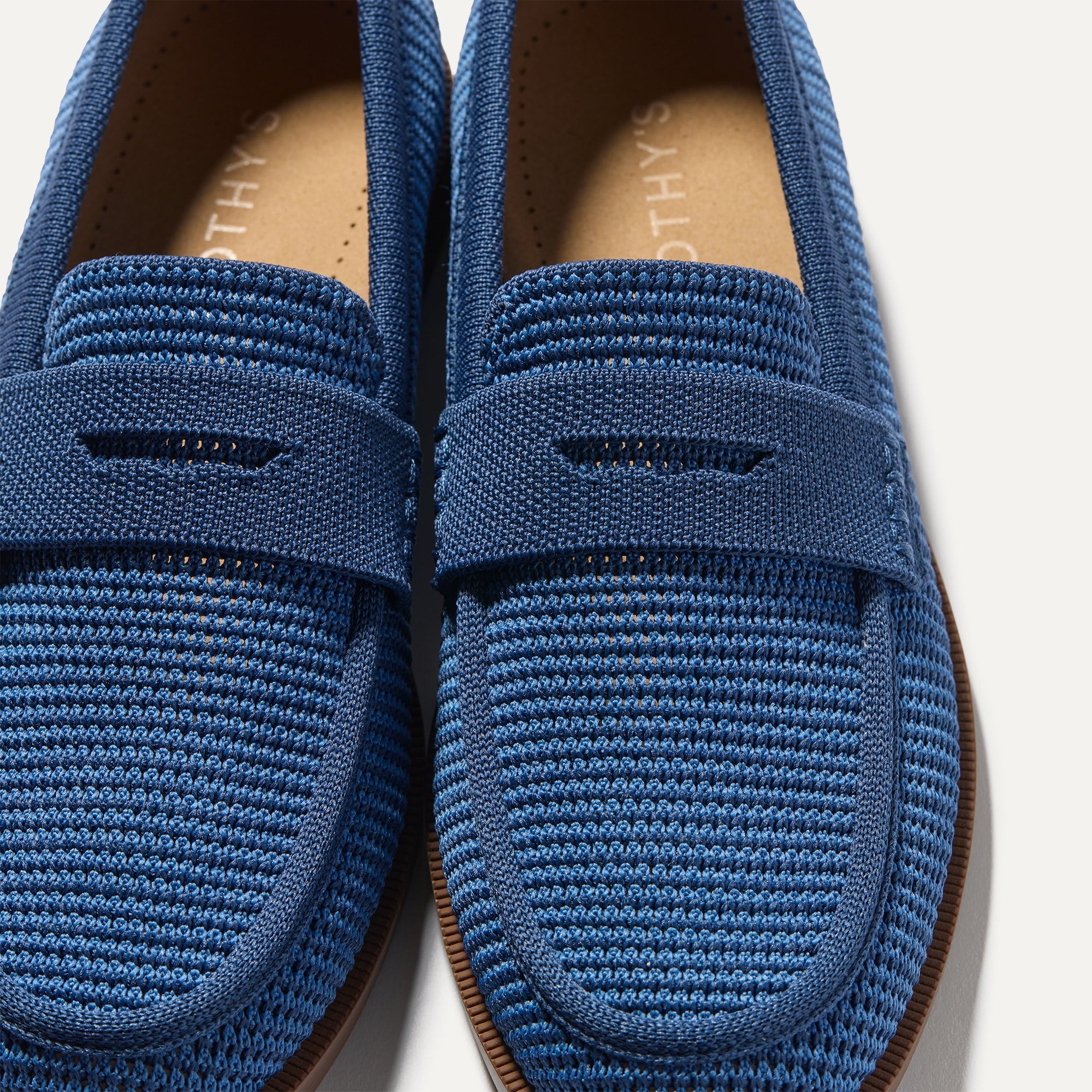 The Penny Loafer - Blue Raffia-Knit - Image 4