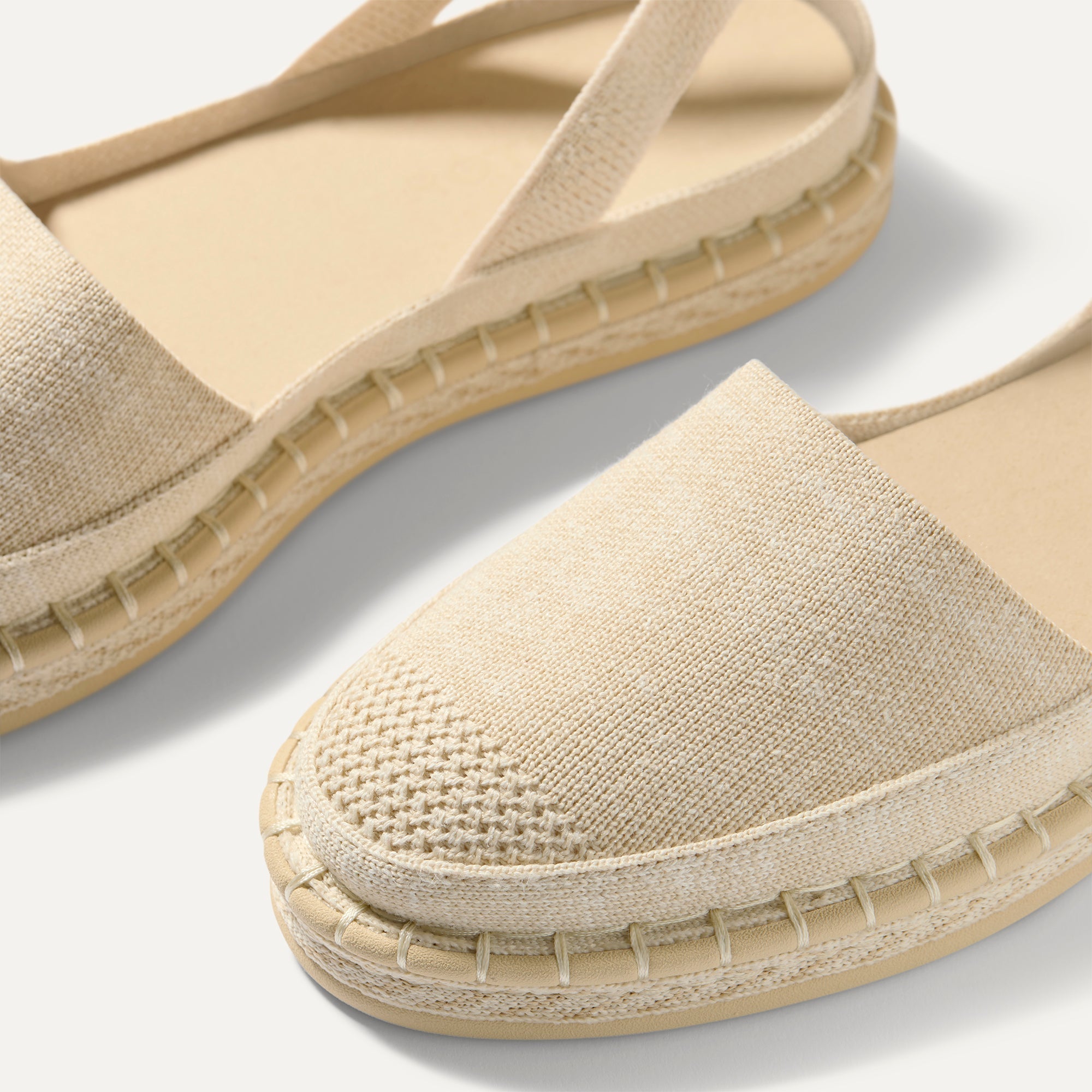 The D'Orsay Espadrille - Seashell - Image 7