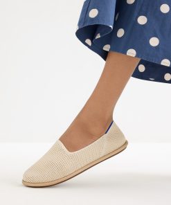 Alternative view of The Cruiser Loafer - White Raffia-Knit