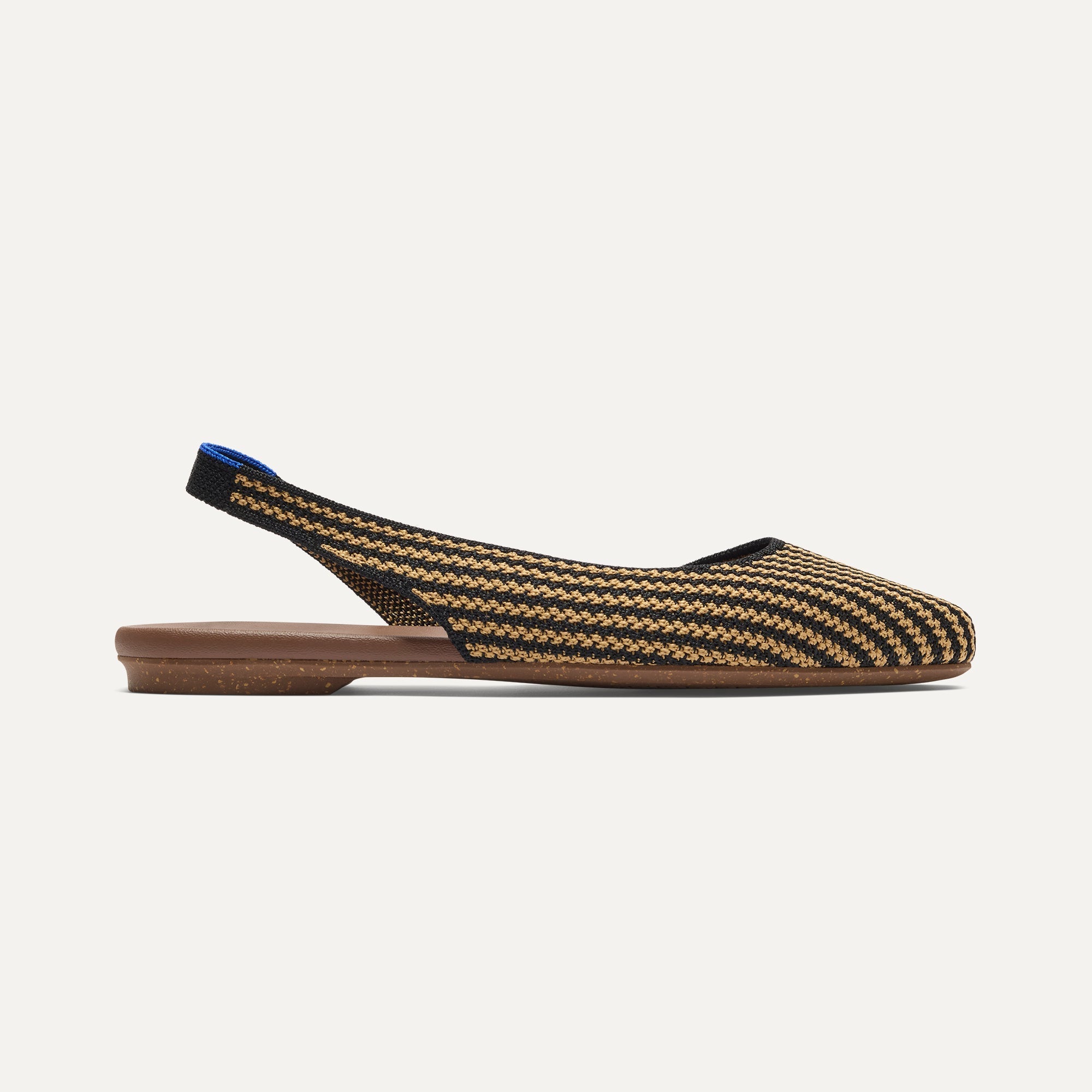 The Almond Slingback - Butterscotch Stripe - Image 6