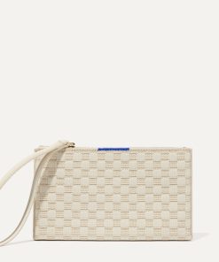 Alternative view of The Wallet Wristlet - Vanilla Basketweave