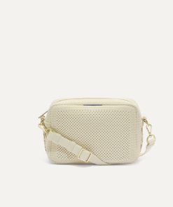 The Crossbody Camera Bag - Cream Twist Open-Knit