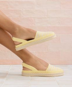 Alternative view of The D'Orsay Espadrille - Sunshine Stripe