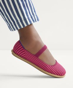 Alternative view of The Cruiser Mary Jane - Raspberry Stripe