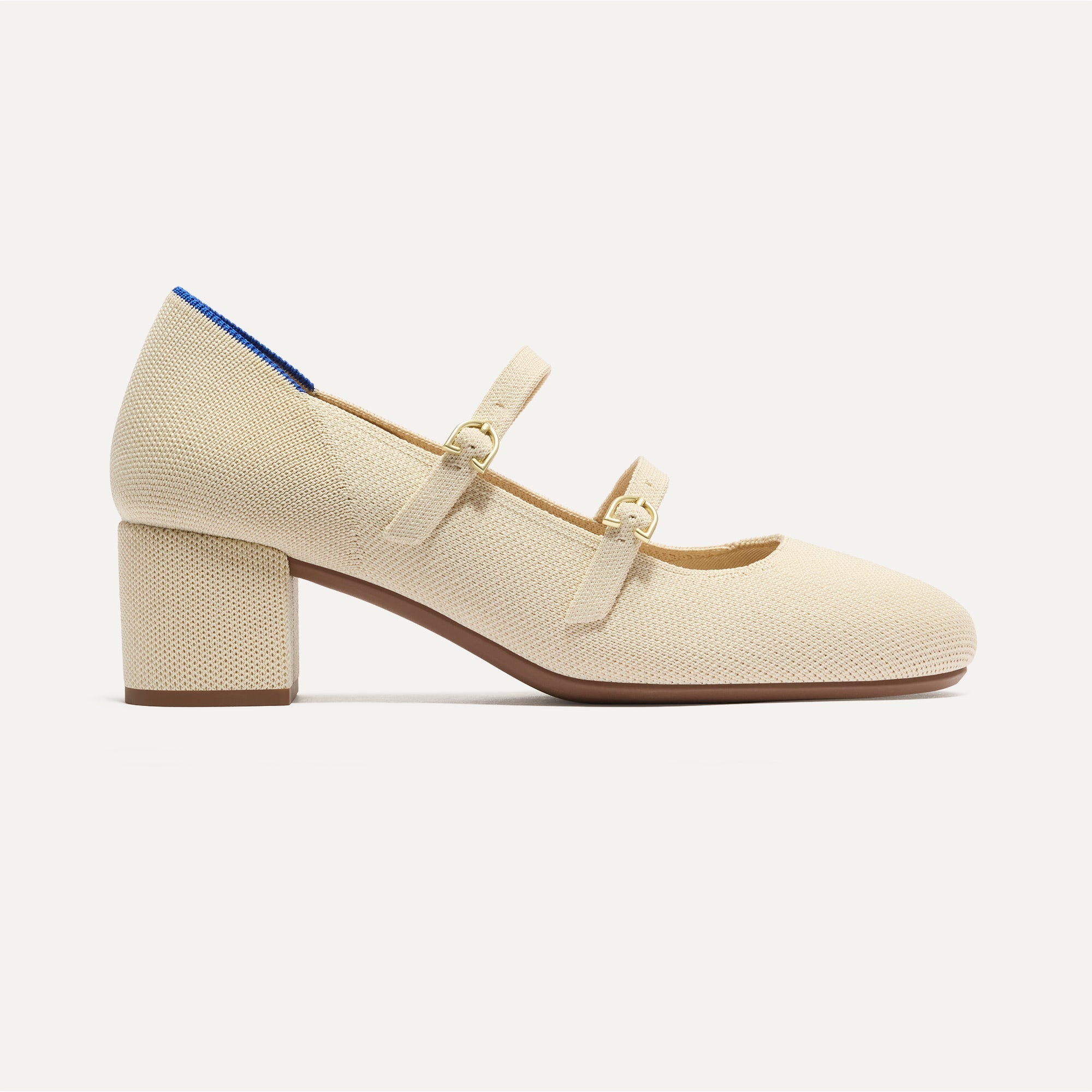 The Double Buckle Mary Jane Heel - Conch - Image 4