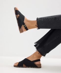 Alternative view of The Weekend Sandal - Black