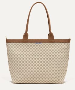 The Lightweight Zip Tote - Vanilla Wafer