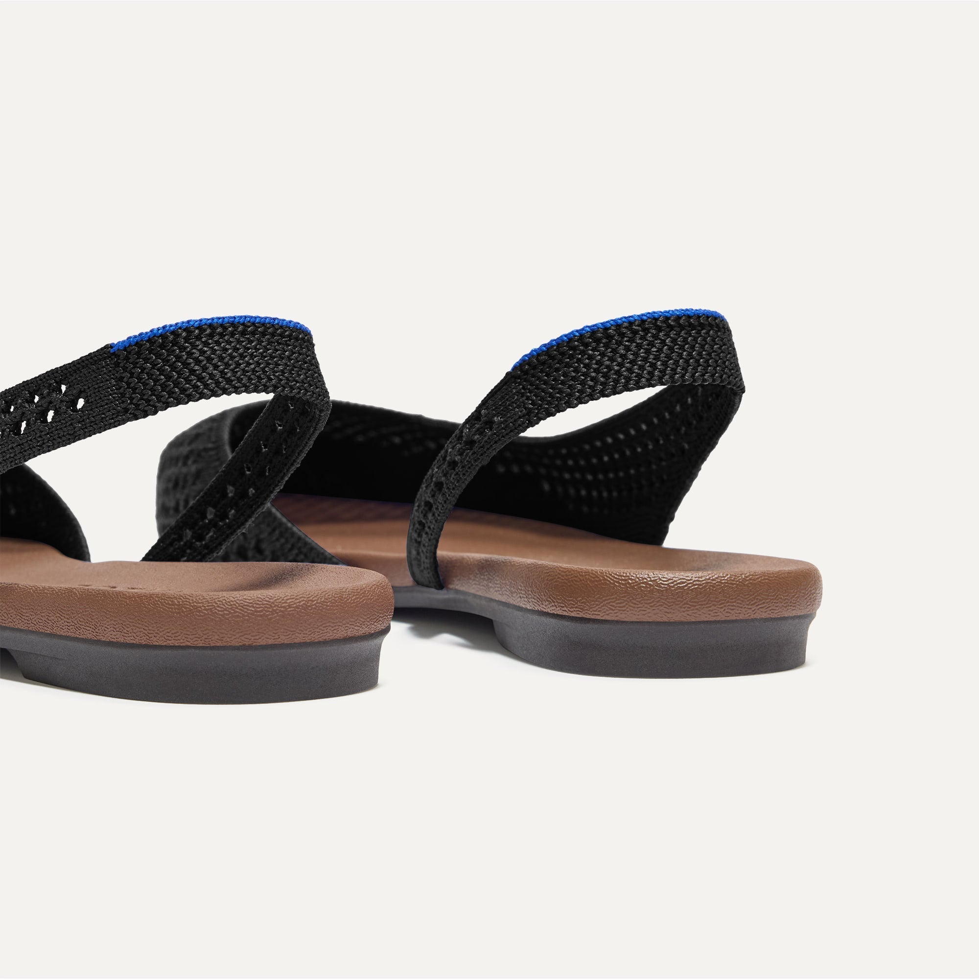 The Almond Slingback - Black Mesh - Image 6