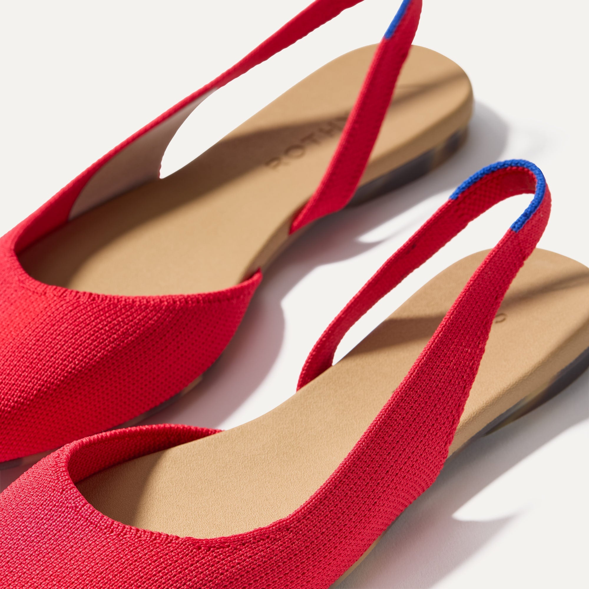 The Almond Slingback - Lollipop Red - Image 7