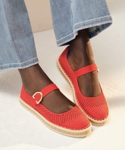 Alternative view of The Espadrille Mary Jane - Red Hot