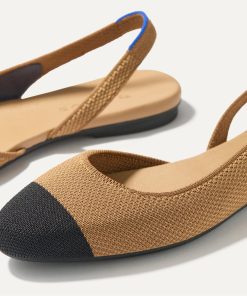 Alternative view of The Almond Slingback - Tawny Captoe