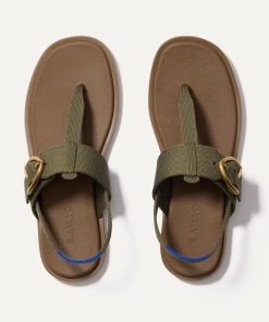 The T鈥揝trap Sandal - Safari Green