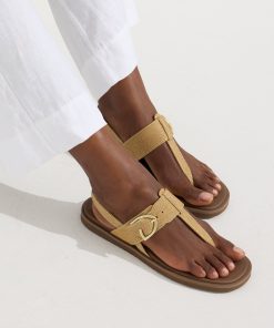 Alternative view of The T鈥揝trap Sandal - Metallic Golden Sun