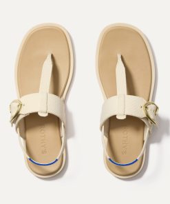 The T鈥揝trap Sandal - Cream Puff