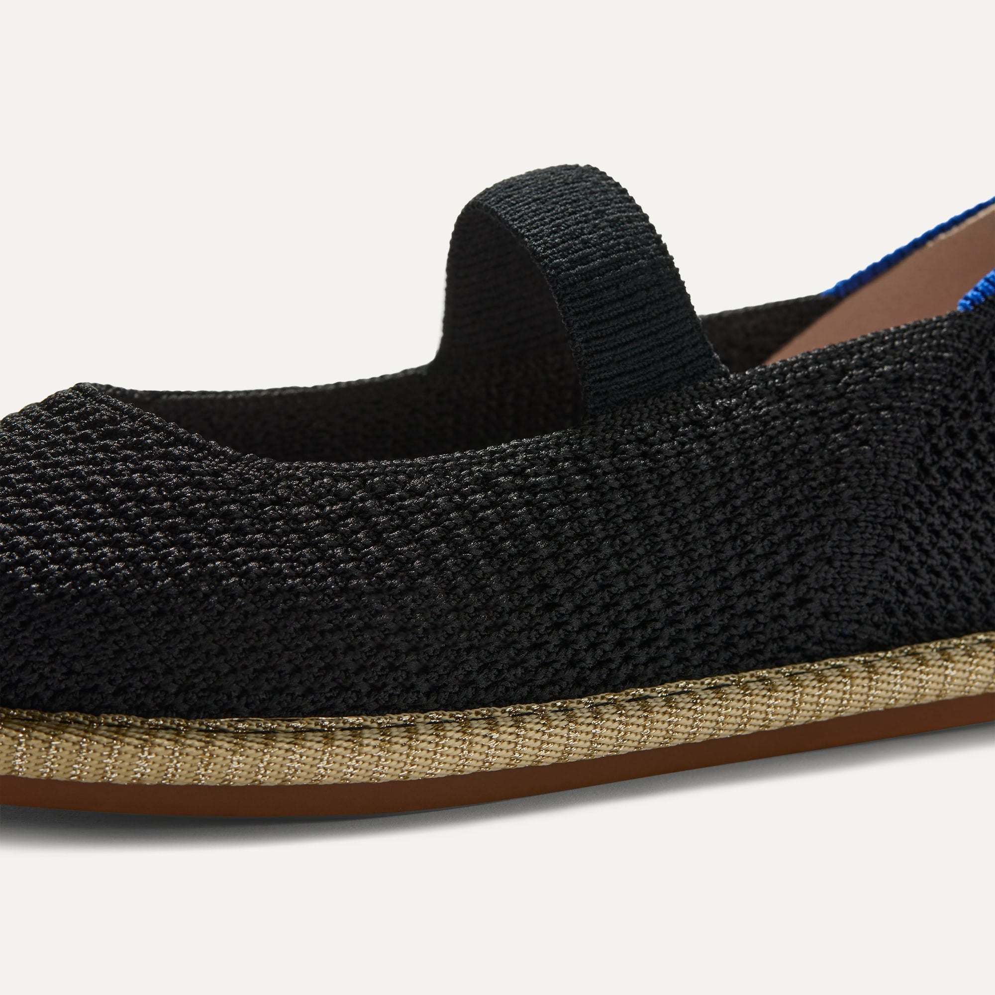 The Mini Mary Jane (for Kids) - Black Raffia-Knit - Image 7