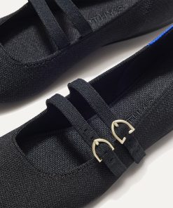 Alternative view of The Double Buckle Mary Jane - Black
