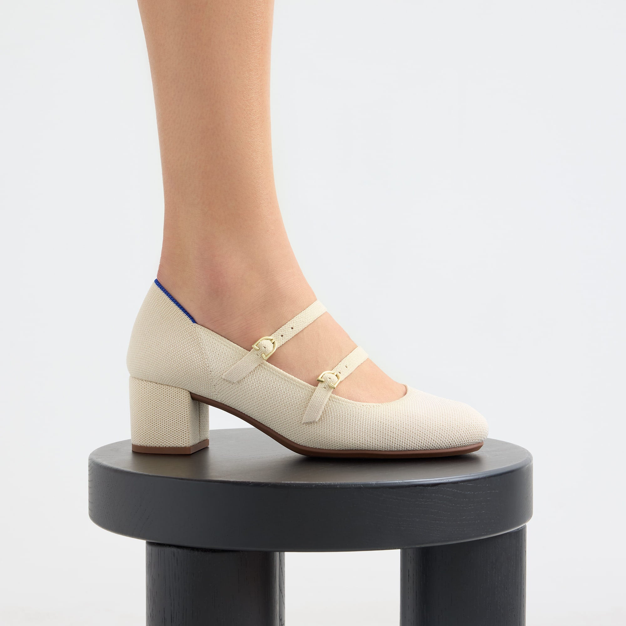 The Double Buckle Mary Jane Heel - Conch - Image 2