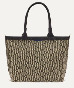 The Lightweight Zip Tote - Polar Zig Zag