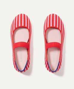 The Kids Mary Jane - Cherry Stripe