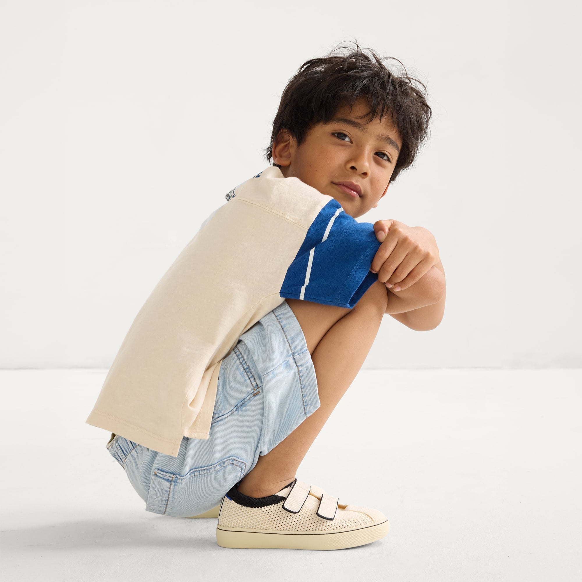 The Kids Strap Sneaker - Chess Open-Knit - Image 3