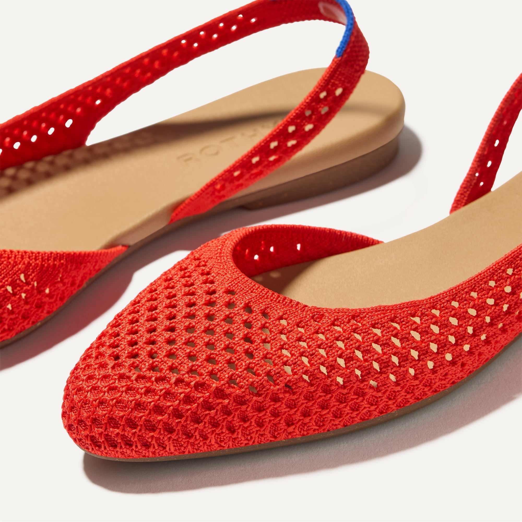 The Almond Slingback - Poppy Mesh - Image 3
