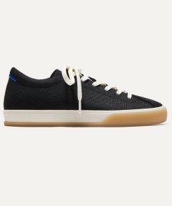 The Lace Up Sneaker - Black
