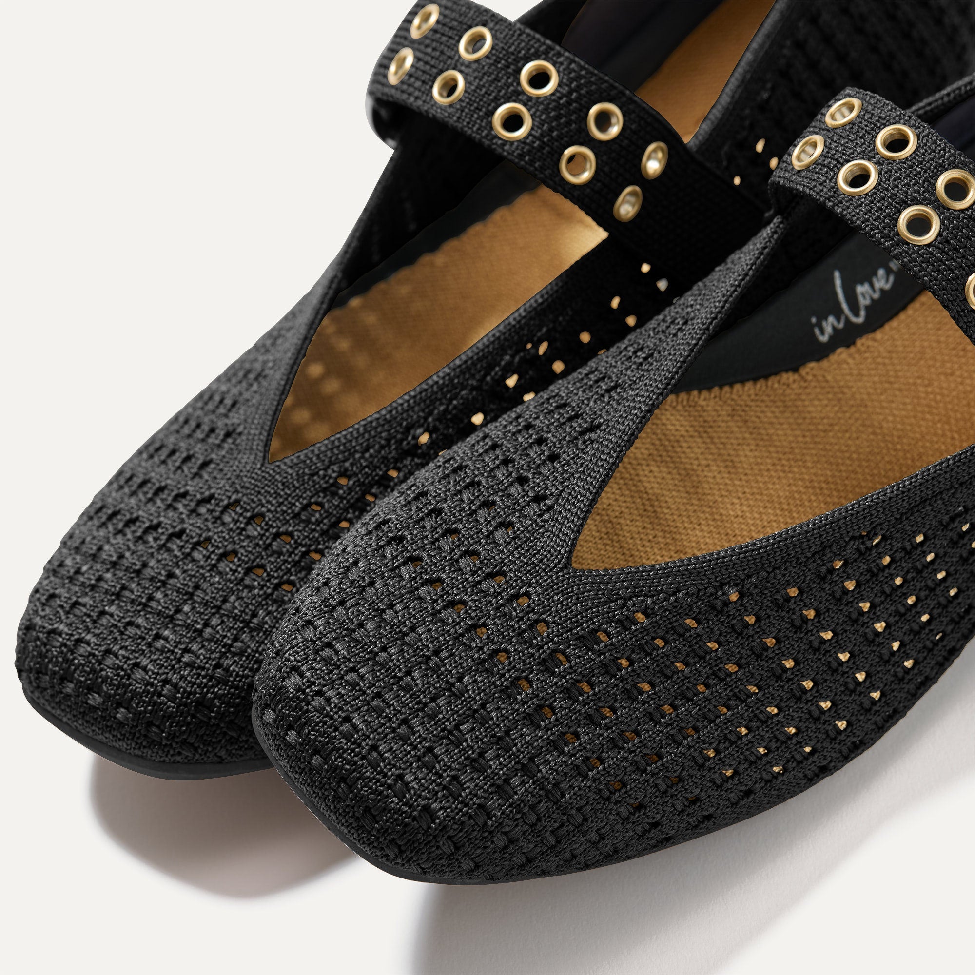 The Max Buckle Mary Jane - Black Mesh - Image 2