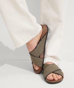 Alternative view of The Weekend Slide - Toffee Stripe