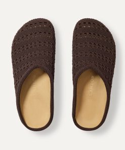 The Casual Clog - Chocolate Crochet