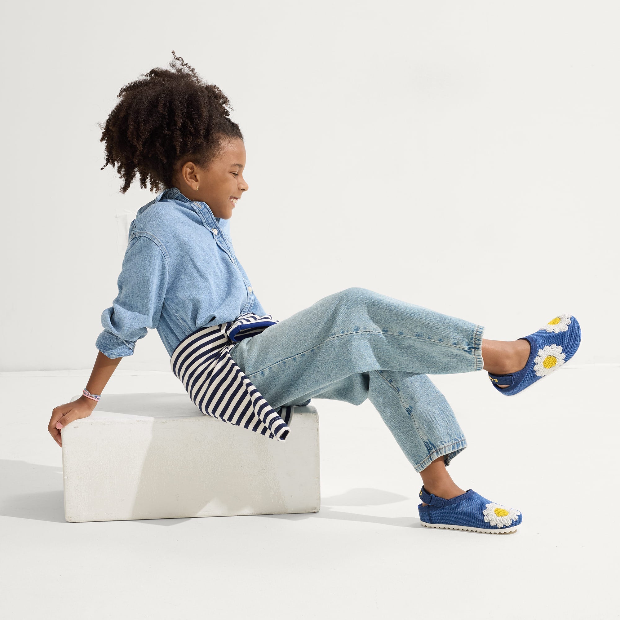 The Kids Clog - Indigo Daisy - Image 3