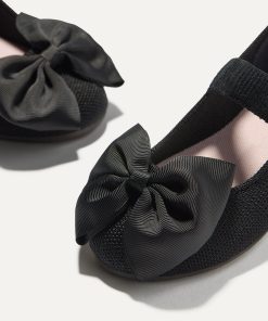 Alternative view of The Kids Big Bow Mary Jane - Black