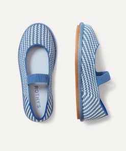 The Mini Mary Jane (for Kids) - Blueberry Stripe