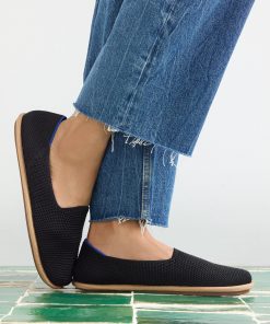 Alternative view of The Cruiser Loafer - Black Raffia-Knit