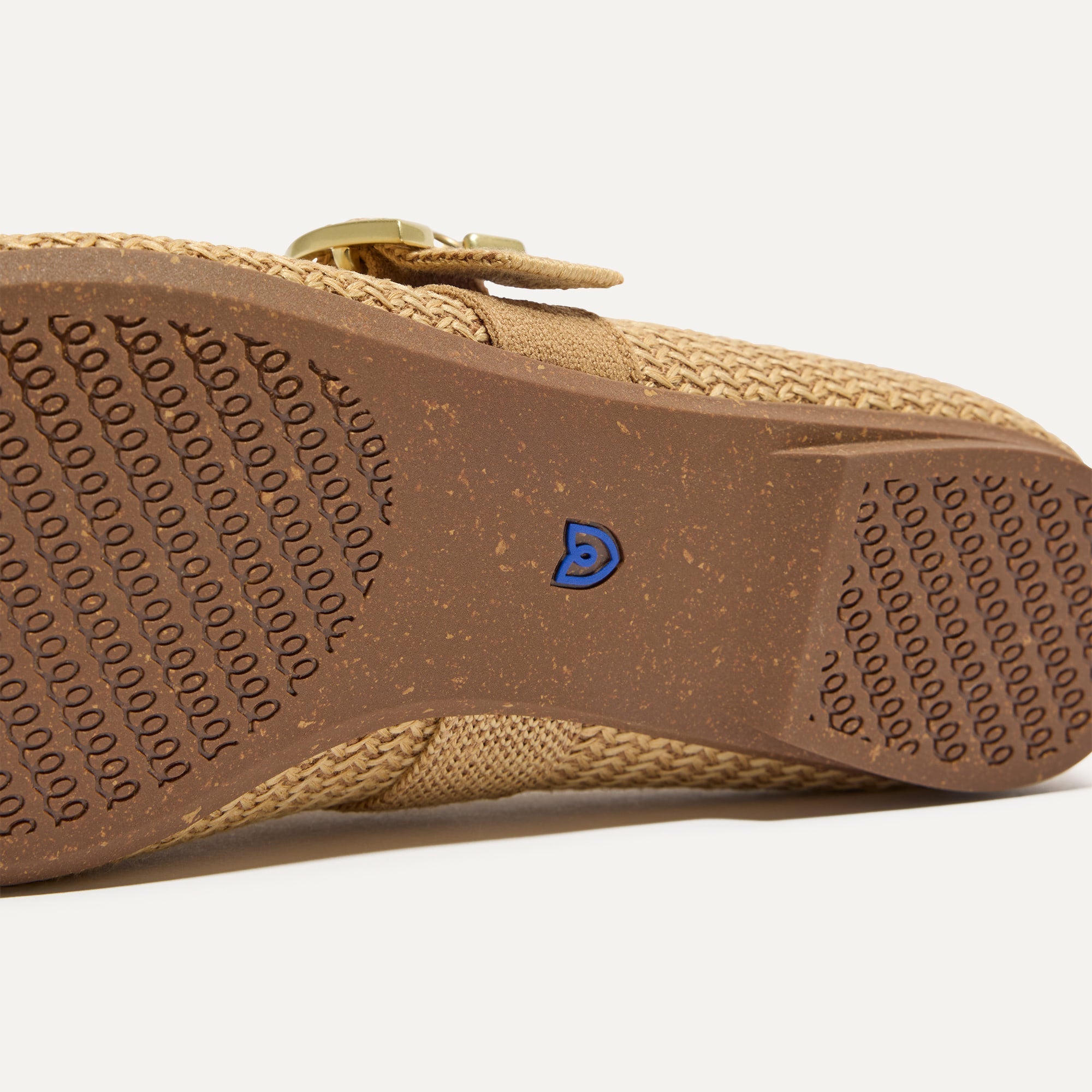 The Max Buckle Mary Jane - Tan Woven - Image 6