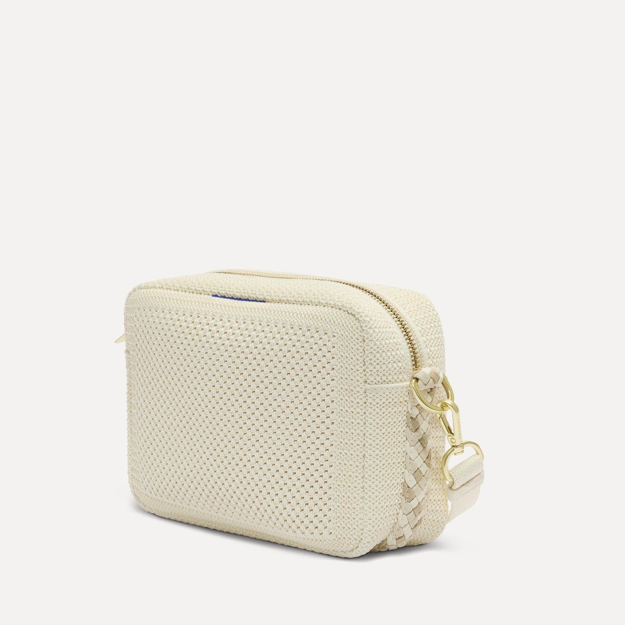 The Crossbody Camera Bag - Cream Twist Open-Knit - Image 4