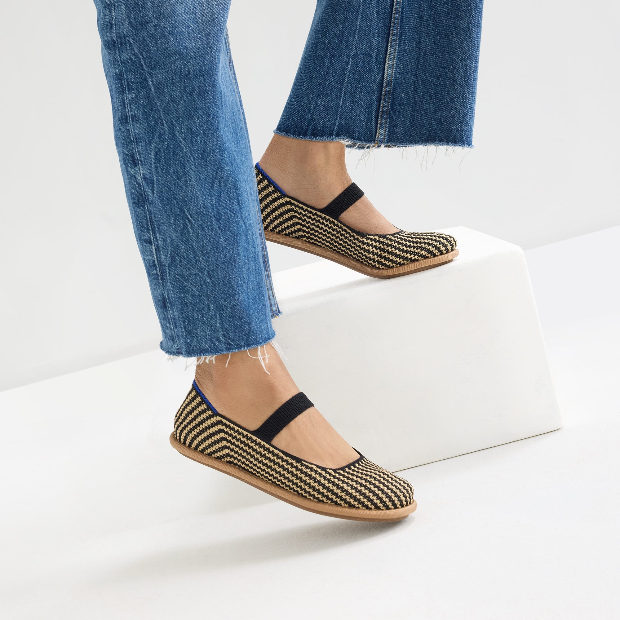 The Cruiser Mary Jane - Toffee Stripe - Image 2