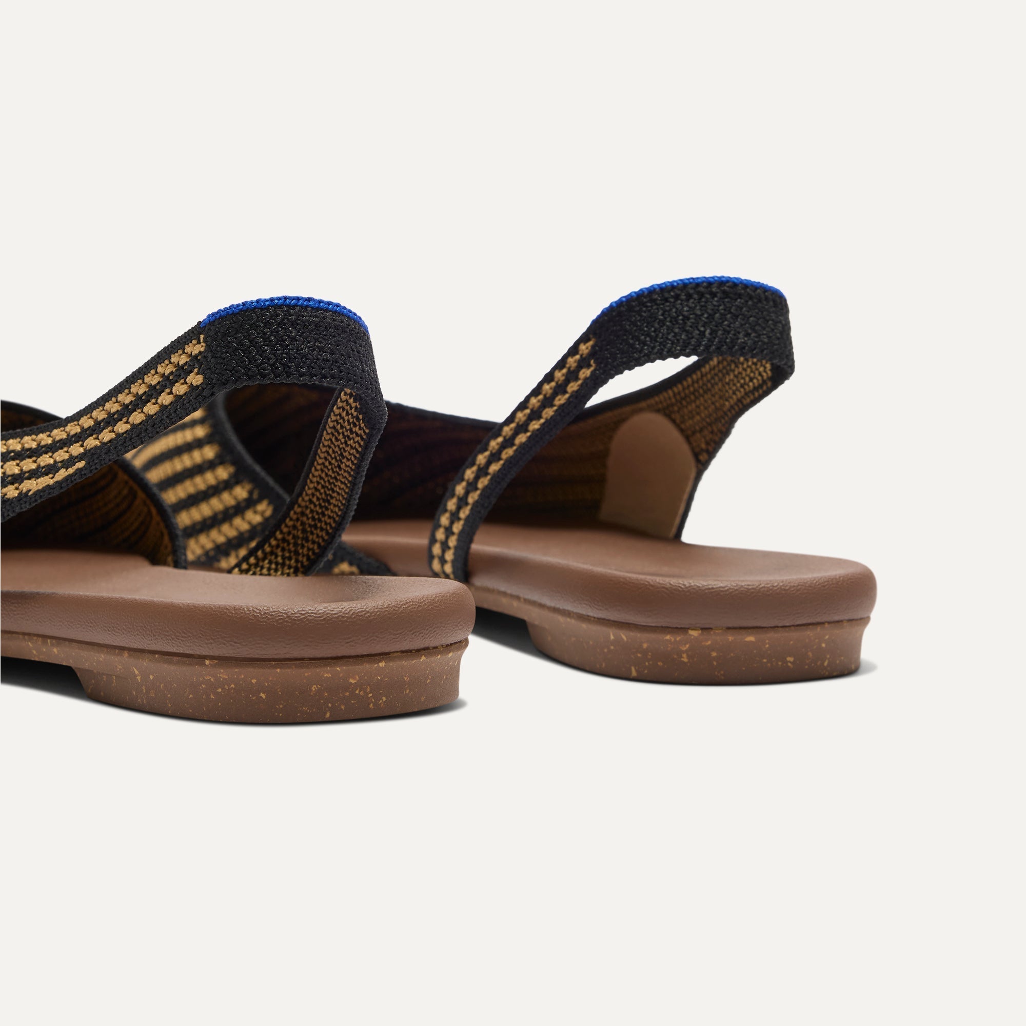 The Almond Slingback - Butterscotch Stripe - Image 3