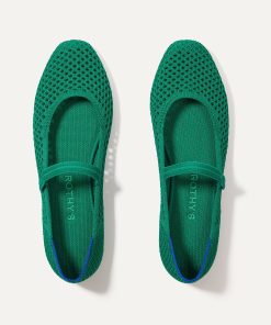 The Square Mary Jane - Clover Mesh