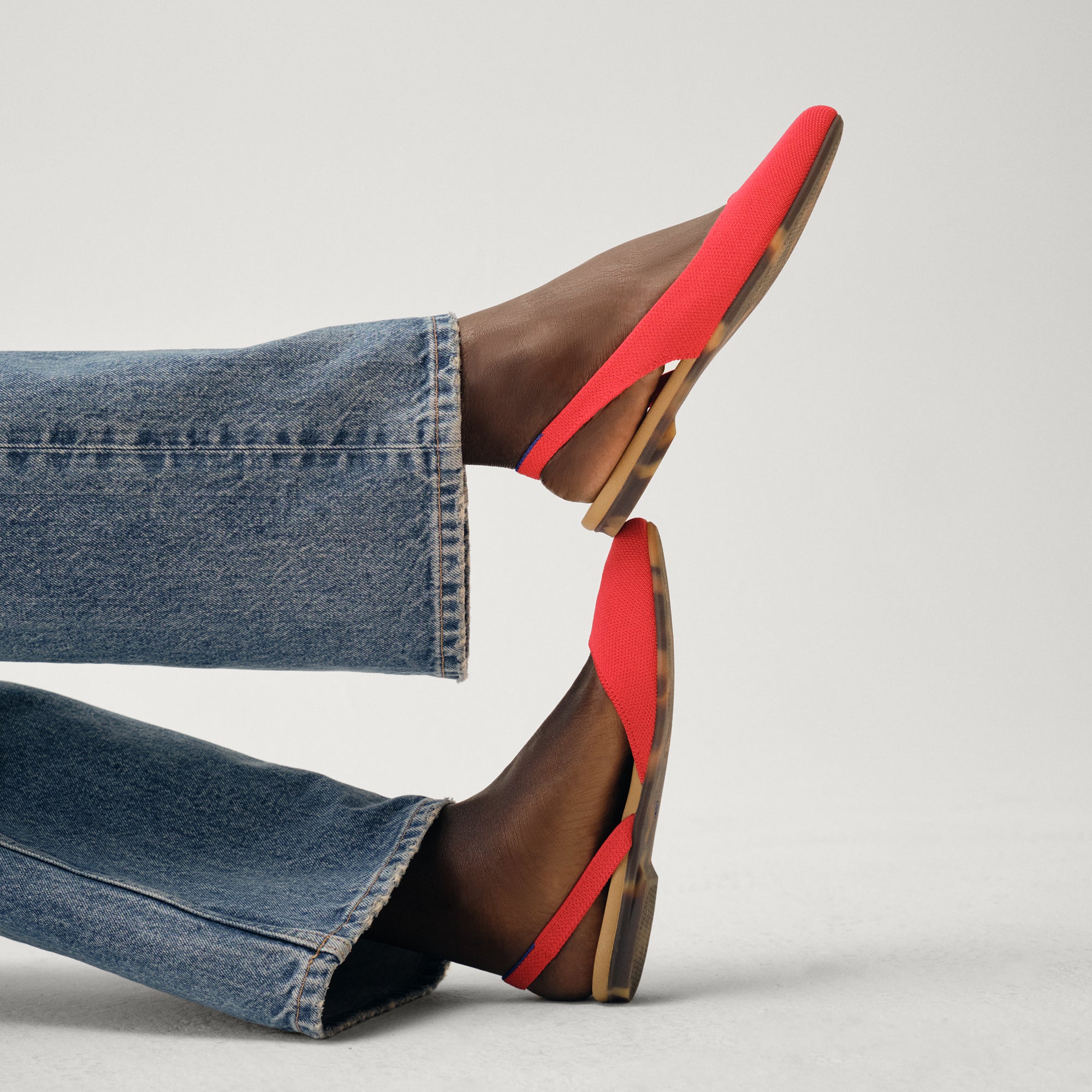 The Almond Slingback - Lollipop Red - Image 6