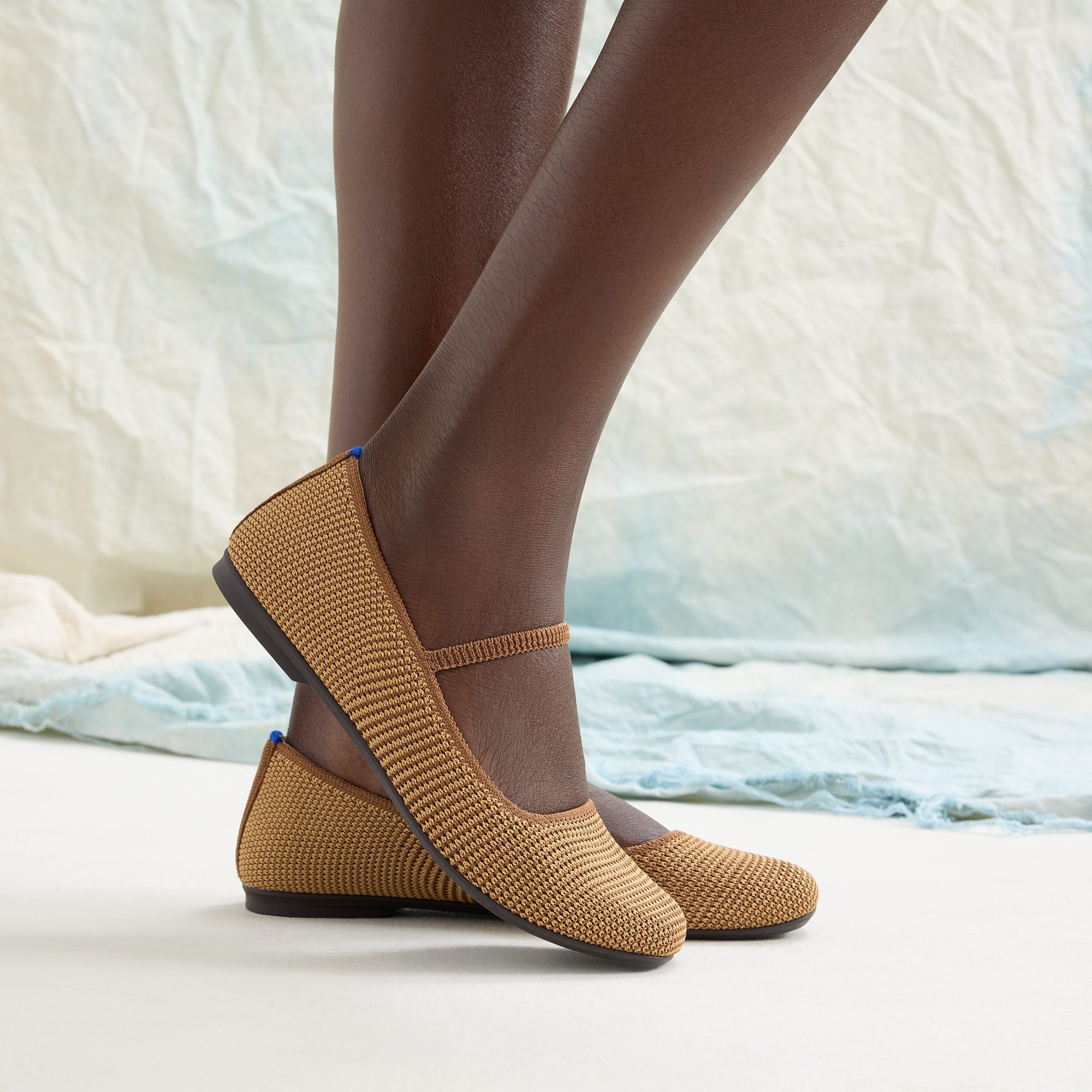 The Max Square Mary Jane - Wheat Raffia-Knit - Image 2