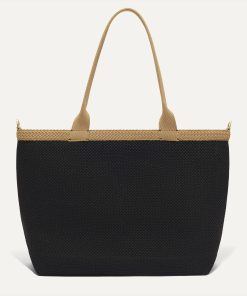 Alternative view of The Lightweight Zip Tote - Black Espresso Open-Knit