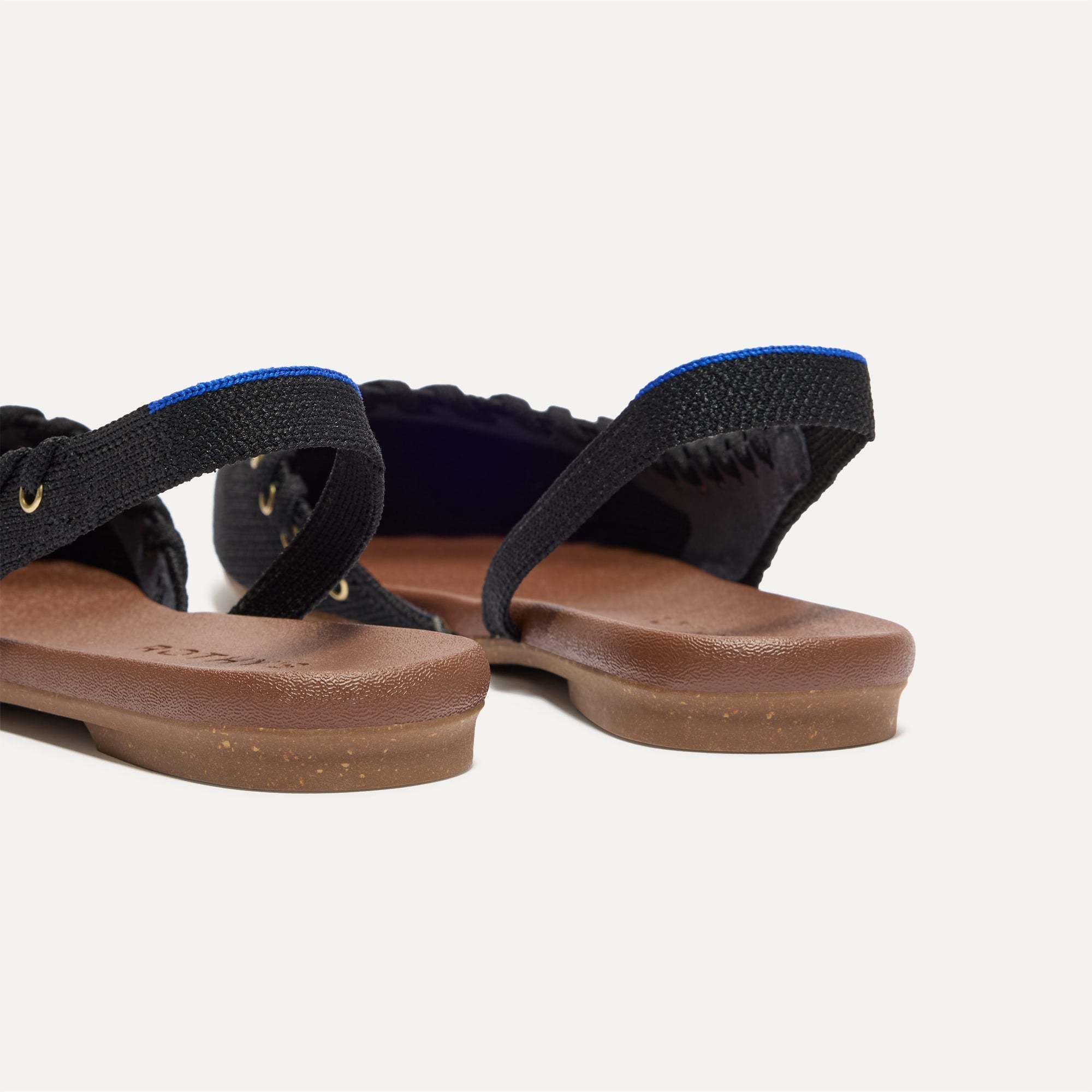 The Almond Slingback - Eyelet Black - Image 4
