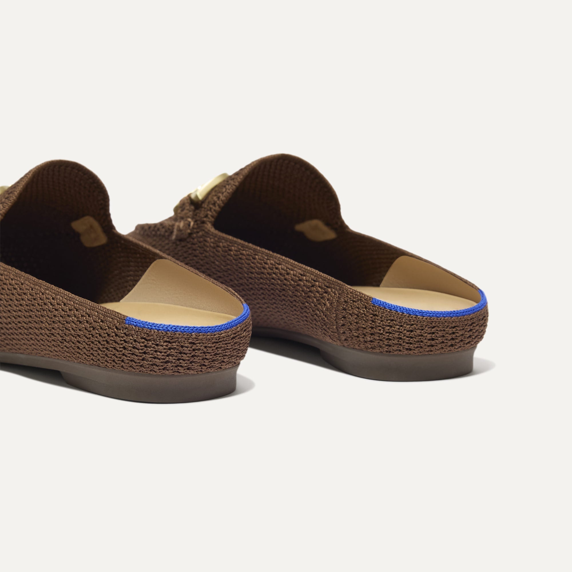 The Double Bit Loafer Mule - Cinnamon Raffia-Knit - Image 6
