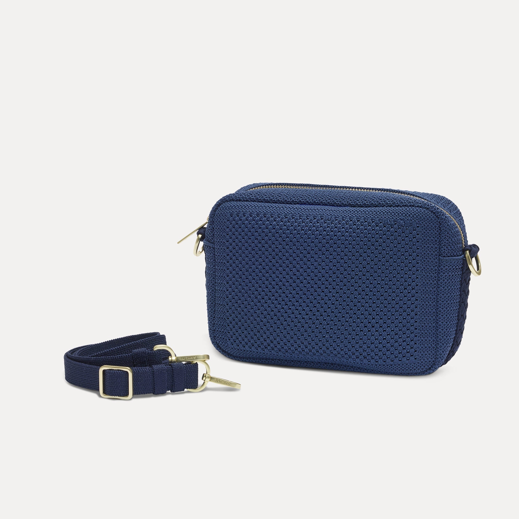 The Crossbody Camera Bag - Lagoon Open-Knit - Image 5