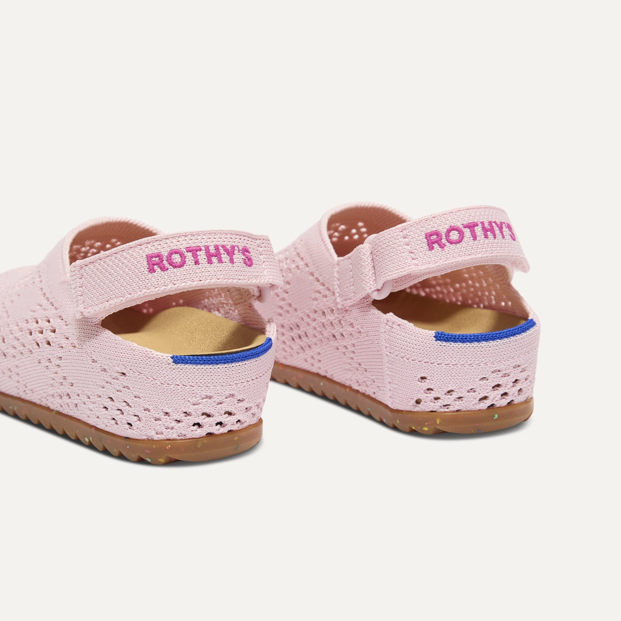 The Kids Clog - Pink Crochet - Image 3