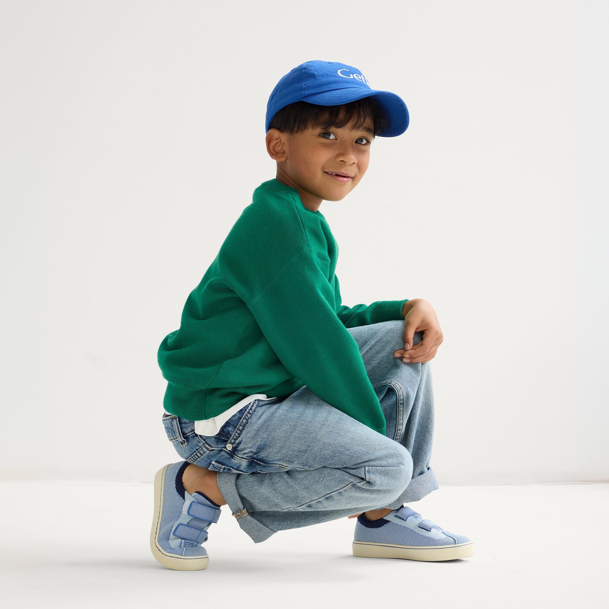 The Kids Strap Sneaker - Berry Blue - Image 3